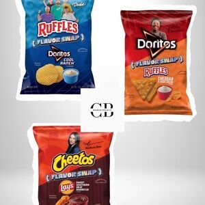 Ruffles Doritos Cheetos 3 Flavor Swap Snack Pack
